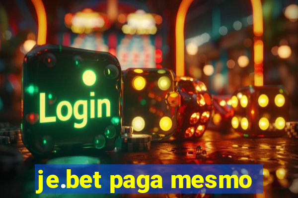 je.bet paga mesmo